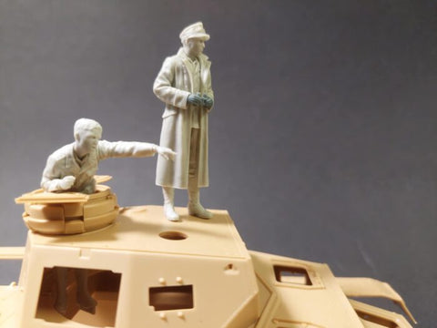 パンツァーアート FI35-252 1/35 WWIIドイツ アフリカ軍団 lll/IV戦車 砲塔乗員セット