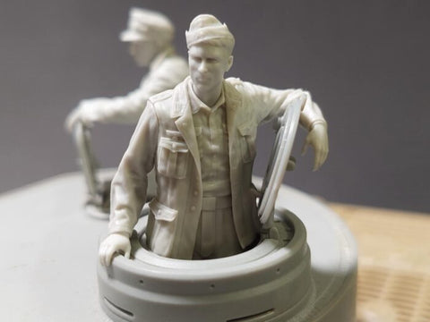 (生産休止)パンツァーアート FI35-257 1/35 WWIIドイツ アフリカ軍団「タイガー」戦車長