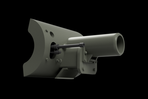パンツァーアート GB35-159 1/35 WWIIアメリカ M5 スチュアート(M6)砲身・ブローニング1919銃身(汎用)