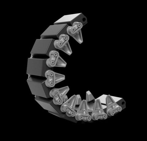 (生産休止)パンツァーアート TR16-010 1/16 WWIIアメリカ シャーマン VVSS T-51 ラバー履帯