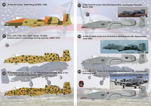 プリントスケール 144-011 1/144 A-10 サンダーボルトII