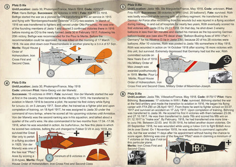 プリントスケール 72-253 1/72 ファルツ D.III エース WWI