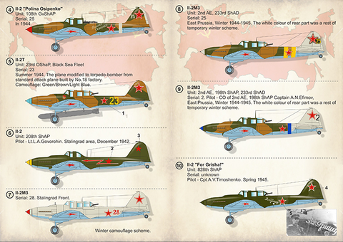 プリントスケール 72-306 1/72 イリユーシン Il-2