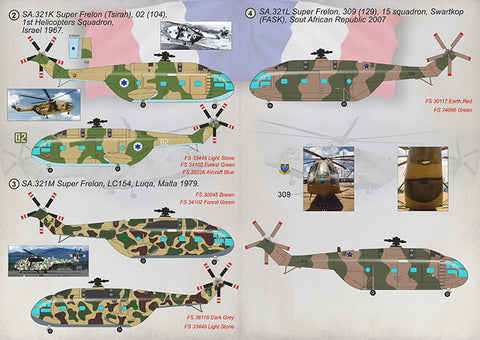 プリントスケール 72-312 1/72 エアロスパシアル SA.321 シュペルフルロン Part1