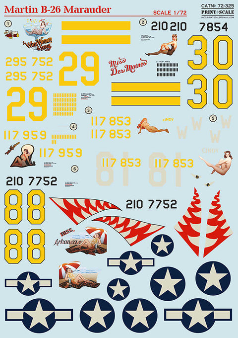 プリントスケール 72-325 1/72 B-26 マローダー Part 1