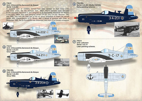 プリントスケール 72-399 1/72 アルゼンチン チャンス・ヴォート F4U コルセア