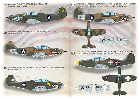 プリントスケール 72-485 1/72 ベル P-39 エアラコブラ