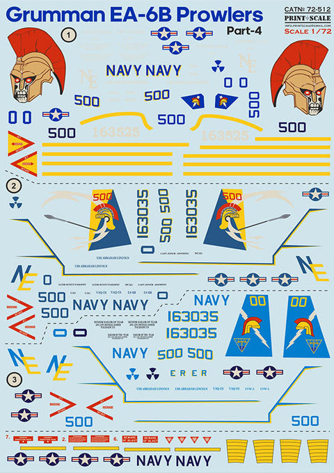 プリントスケール 72-512 1/72 EA-6 プラウラー パート4