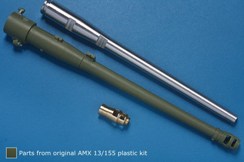 RBモデル 35B126 1/35 フランス AMX13/155自走榴弾砲 砲身 155mm L/33
