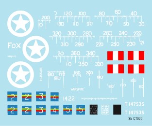 スターデカール 35-C1020 1/35 イギリス海兵隊 火力支援車両 イン ノルマンディ シャーマン Mk V