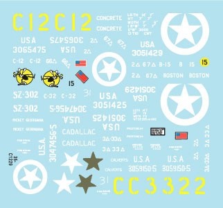 スターデカール 35-C1229 1/35 WWII アメリカ M5A1スチュアートD-デイ75周年スペシャル フランス ノルマンディー1944年