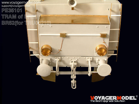 ボイジャーモデル PE350101 1/35 WWIIドイツ BR52機関車 石炭車用エッチングセット(トランぺッター00210用)