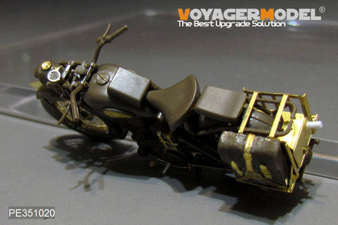 ボイジャーモデル PE351020 1/35 WWII イギリス B.S.A M20 軍用 オートバイ アップグレードセット(タミヤ 35316用)