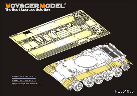 ボイジャーモデル PE351033 1/35 中国人民解放軍 59式 主力戦車ベーシックセット フェンダー ( タコム 2081用)