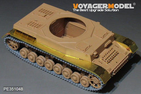ボイジャーモデル PE351048 1/35 WWII ドイツ陸軍 IV号戦車H-J型 フェンダー( ボーダー /RFM/DML用)