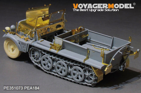 ボイジャーモデル PE351073 1/35 WWII ドイツ陸軍 Sd.Kfz.10 B型 ハーフトラック 初期型(ドラゴン 6731用)