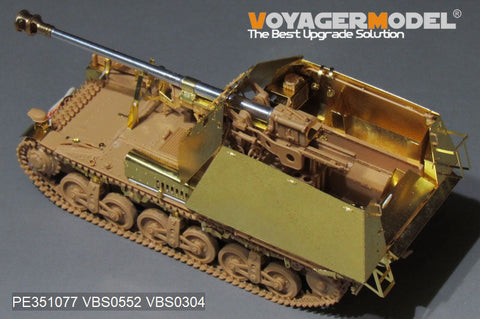 ボイジャーモデル PE351077 1/35 WWII ドイツ Sd.Kfz.135 マーダー I 75mm PaK.40/1 auf Gw.Lr.s(f用)アップグレード基本セット(タミヤ 35370用)