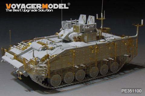 ボイジャーモデル PE351100 1/35 現用 ブリティッシュ FV510ウォーリア TES(H) 歩兵戦闘車 スラットアーマー付 2011 VER アップグレードセット(MENG SS-017用)