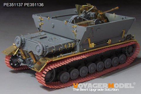 ボイジャーモデル 1/35 PE351137A WWII ドイツ Sd.Kfz.161/3 37mm Flak IV号対空自走砲(Sf) "メーベルワーゲン" (BORDER BT-007)
