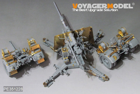 ボイジャーモデル PE351228 1/35 WWII ドイツ 88mm砲 Flak36 アップグレードセット(ボーダー BT-013用)