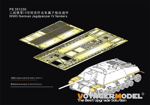 WWII German Jagdpanzer IV fenders(For Border BT-016)
