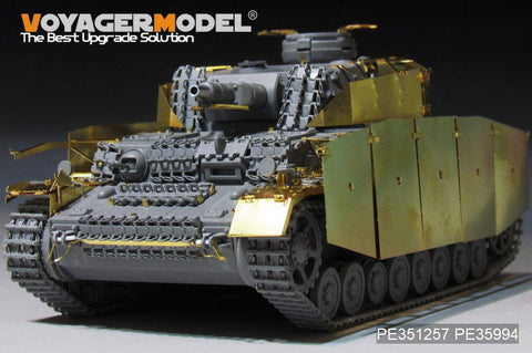 VoyagerModel 1/35 PE351257 WWII German Pz.Kpfw.IV Ausf.F1(LateProduction)Basic(DRAGON 6975)