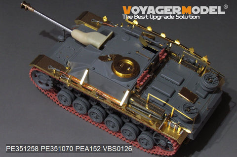 ボイジャーモデル PE351258 1/35 WWII ドイツ III号戦車 G型後期生産型 基本セット(ドラゴン用)