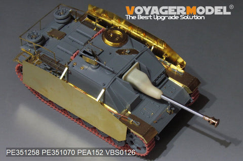 ボイジャーモデル PE351258 1/35 WWII ドイツ III号戦車 G型後期生産型 基本セット(ドラゴン用)