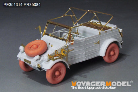 VoyagerModel PE351314 1/35 WWII German Kubelwagen Type 82 Africa Troop Version Upgrade Set(MENG VS-015)