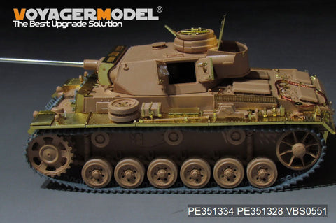 ボイジャーモデル PE351334 1/35 WWII III号戦車 L型 基本セット 2.0(タミヤ 35215用)