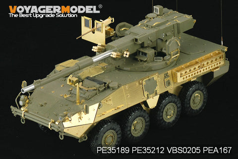 ボイジャーモデル PE35189 1/35 現用アメリカ M1128ストライカーMGS 105mm装輪自走砲 エッチングセット(AFV35128用)