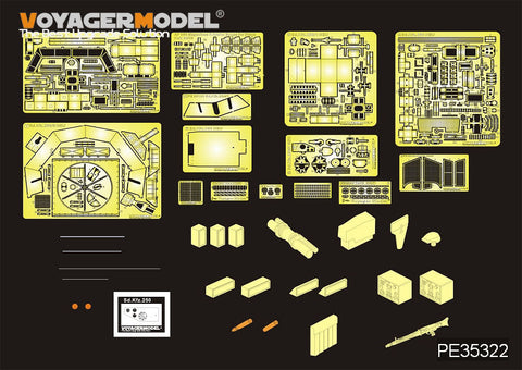 ボイジャーモデル PE35322 1/35 WWIIドイツ Sd.Kfz.250/9 ノイ "リコン" (ドラゴン6425/6106)