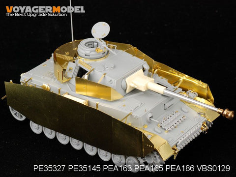 ボイジャーモデル PE35327 1/35 WWIIドイツ IV号戦車H型後期型/J初期型 エッチングセット(ドラゴン6300/6549用)