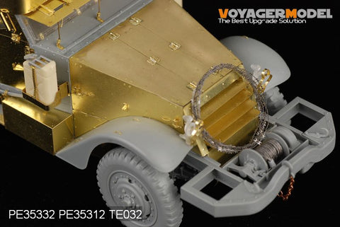 ボイジャーモデル PE35332 1/35 WWIIアメリカ M3A1ハーフトラック(ドラゴン6332)