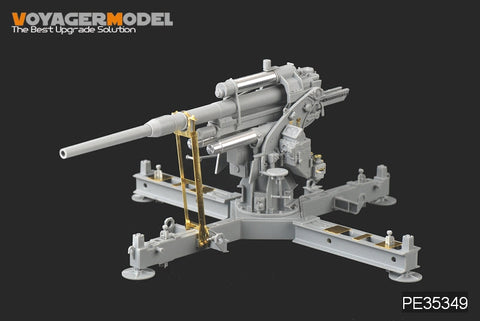 ボイジャーモデル PE35349 1/35 WWIIドイツ 88mm FlaK 37簡易砲架(ドラゴン6523)