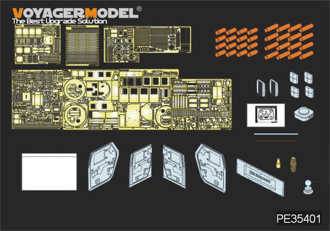 ボイジャーモデル PE35401 1/35 現用アメリカ海兵隊 ハンヴィーM1114 Frag5・スモークディスチャージャー (ブロンコ 35080/35092)