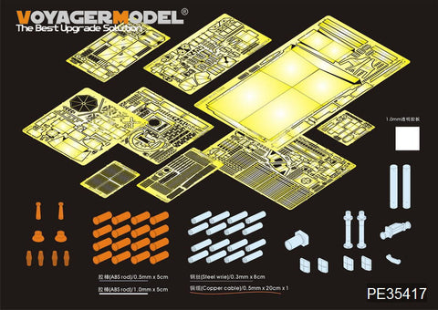 ボイジャーモデル PE35417 1/35 現用アメリカ海兵隊 M1A1 TUSK1 エイブラムス 基本セット(ドラゴン3535)