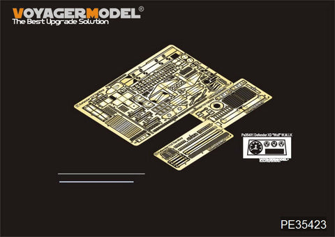 ボイジャーモデル PE35423 1/35 現用イギリス ディフェンダー 110 ハードトップ(ホビーボス82448)