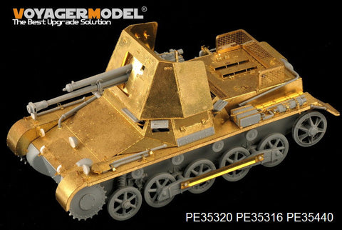 ボイジャーモデル PE35440 1/35 WWIIドイツ I号47mm対戦車自走砲初期型 基本セット(ドラゴン6230)