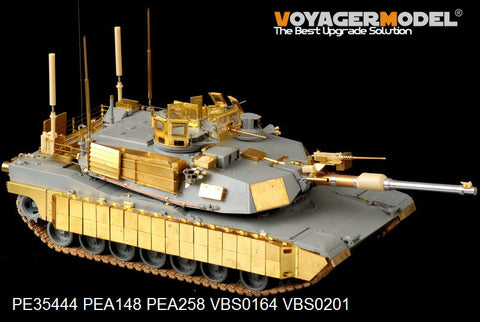 ボイジャーモデル PE35444 1/35 現用アメリカ M1A2エイブラムズ TUSK1 後期型 エッチング基本セット(ドラゴン3636用)