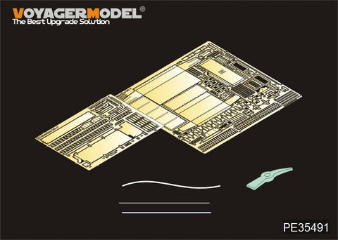 ボイジャーモデル PE35491 1/35 WWIIイギリス バレンタインMk.II歩兵戦車 エッチング基本セット(AFV3585用)