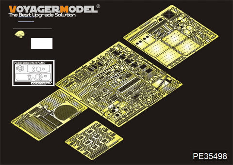 ボイジャーモデル PE35498 1/35 WWIIドイツ Sd.Kfz.9 ファモ 基本セット(タミヤ35239 35246)