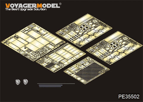ボイジャーモデル PE35502 1/35 現用アメリカ M1000トレーラー 基本セット(ホビーボス85502)