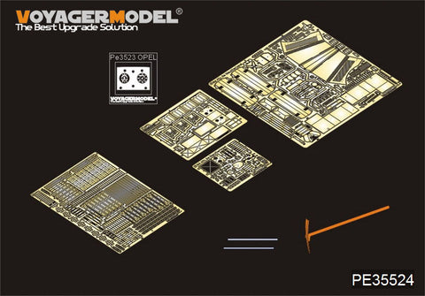 ボイジャーモデル PE35524 1/35 WWIIドイツ オペル・プリッツ 3t. 4x2 カーゴ トラック /浅貨物室型(ドラゴン6670)