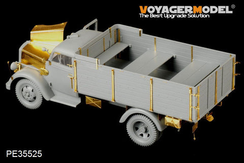 ボイジャーモデル PE35525 1/35 WWIIドイツ オペル・プリッツ 3t. 4x2 カーゴ トラック / 貨物室(ドラゴン6716)