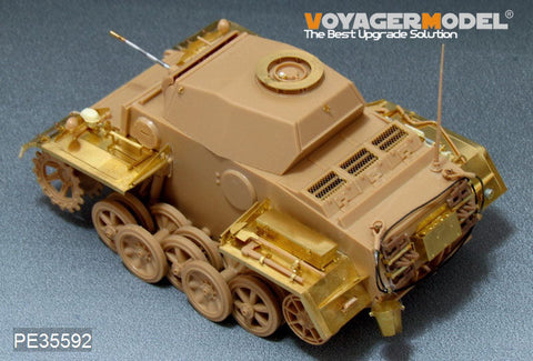 ボイジャーモデル PE35592 1/35 WWIIドイツ II号戦車 J型 (砲身同梱)(ホビーボス83803)