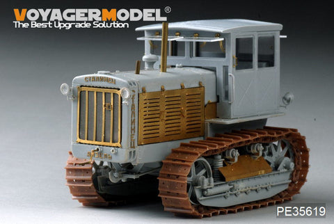 ボイジャーモデル PE35619 1/35 WWIIソビエト ChTZ S-65 トラクターキャブ付き エッチングセット(トランぺッター05539用)