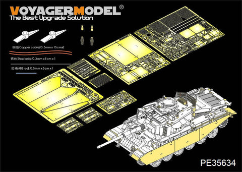 ボイジャーモデル PE35634 1/35 イスラエル ショットカルギメル1982 エッチングセット(AFV AF35267用)