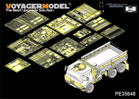 ボイジャーモデル PE35648 1/35 現用アメリカ M1083FMTVトラック エッチング基本セット(トランぺッター01008用)