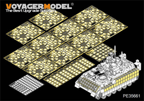ボイジャーモデル PE35661 1/35 現用アメリカ M2A3 ブラッドレー BUSK III 増加装甲付き 爆発反応装甲ディティールセット(モンモデルSS-004用)